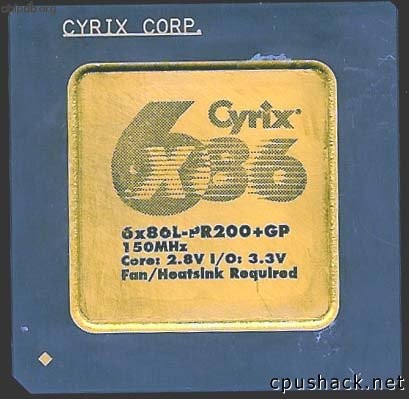 Cyrix 6x86L-PR200+GP coretext
