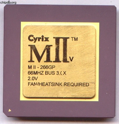 Cyrix MII-266GP 2.0V