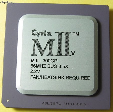 Cyrix MIIv-300GP White cap
