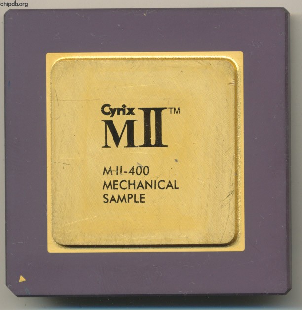 Cyrix MII 400 Mechanical sample
