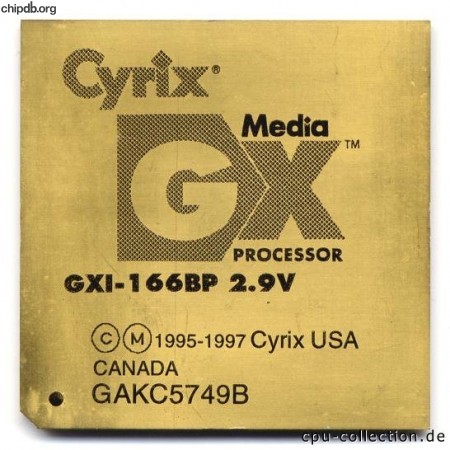 Cyrix MediaGX GX-166BP