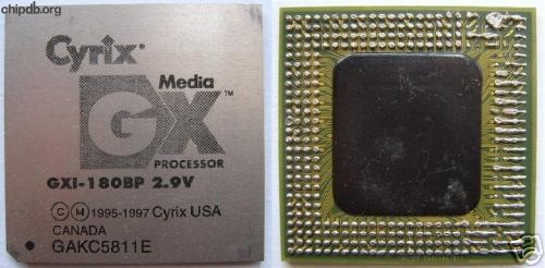Cyrix MediaGX GXI-180BP 2.9V Canada