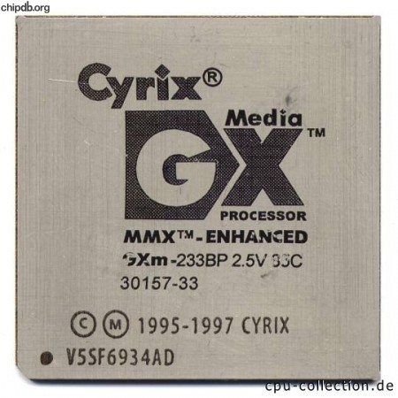 Cyrix MediaGX GXm-233BP silver