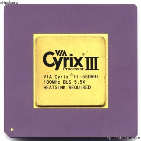 VIA Cyrix III-550MHz
