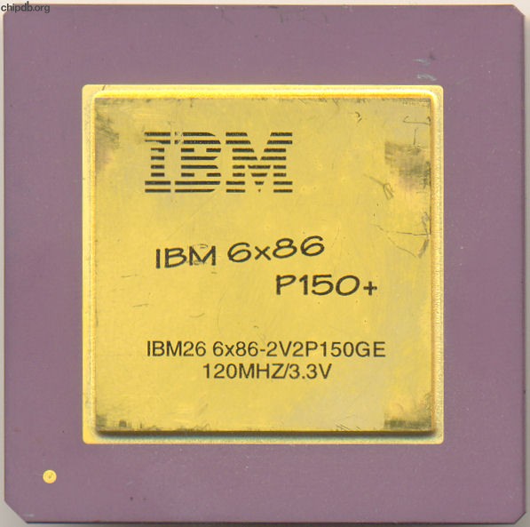 IBM 6x86 P150+ 6x86-2V2P150GE diff print