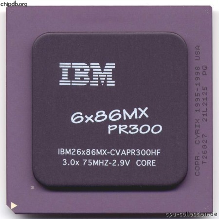IBM 6x86MX PR300 6x86MX-CVAPR300HF