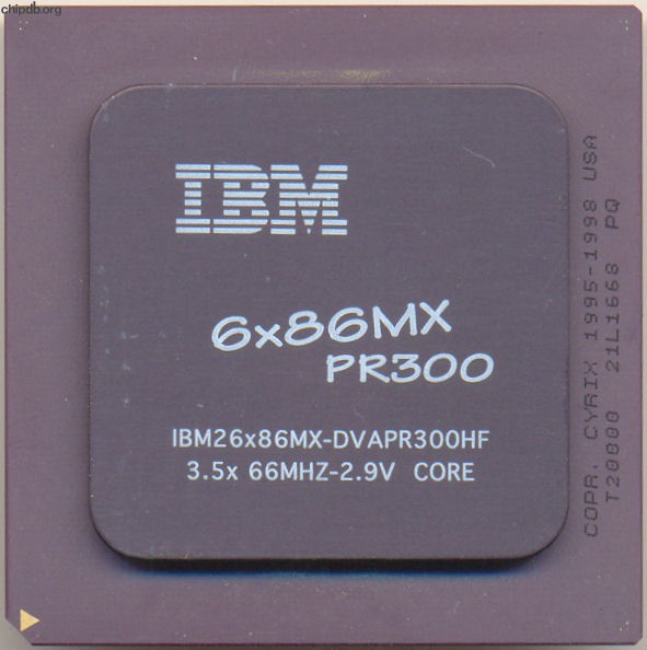IBM 6x86MX PR300 6x86MX-DVAPR300HF