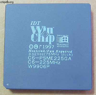 IDT WinChip C6-PSME225GA diff logo