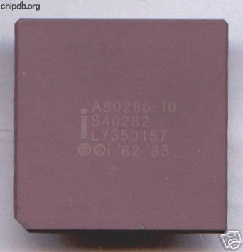 Intel A80286-10 S40282