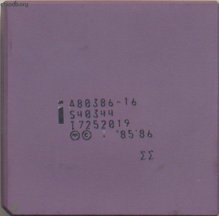 Intel A80386-16 sigma