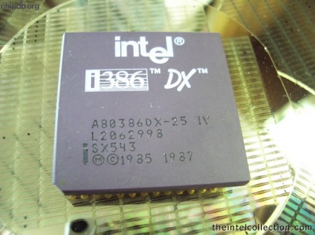 Intel A80386DX-25 IV SX543