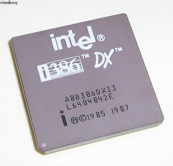 Intel A80386DX33