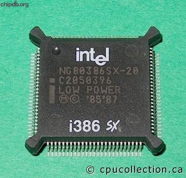 Intel NG80386SX-20 low power