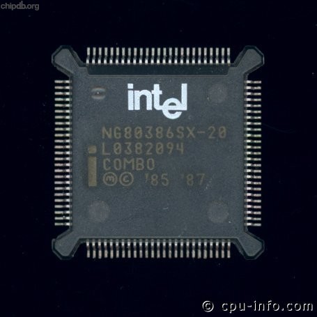 Intel NG80386SX-20 COMBO