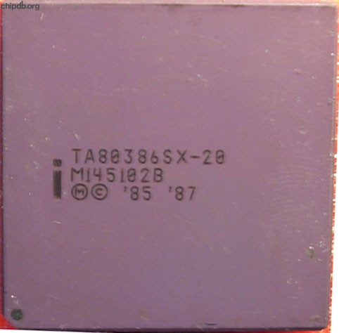 Intel TA80386SX-20