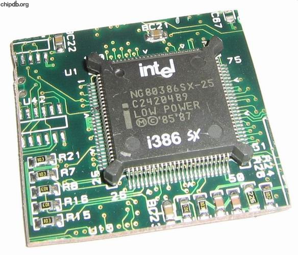 Intel NG80386SX-25 LOW POWER