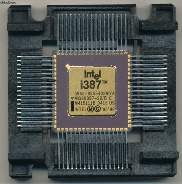 Intel MQ80387-20B C 5962-8953402MYA