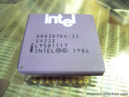 Intel A80387DX-33 SX232