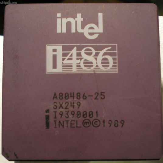Intel A80486DX-25 SX249