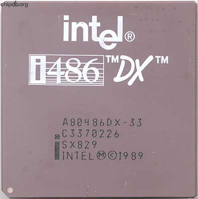 Intel A80486DX-33 SX829