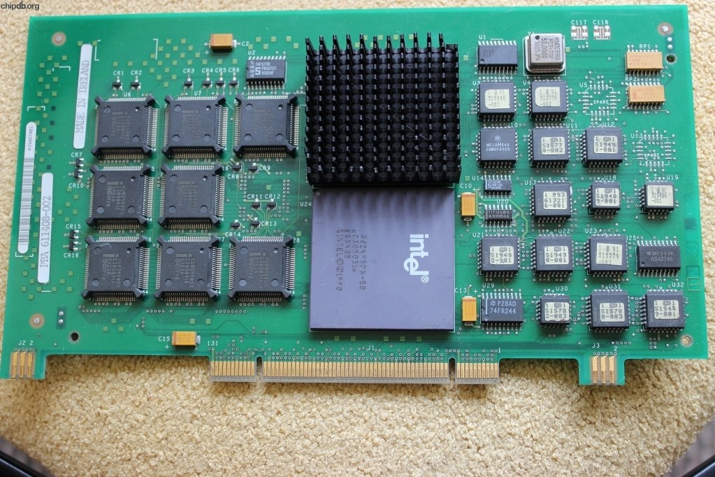 Intel A80486DX-50 CPU and cache board
