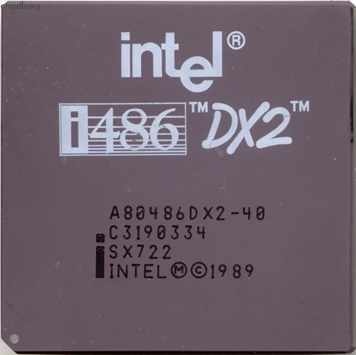 Intel A80486SX2-40 SX722