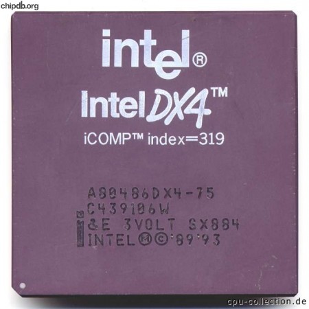 Intel A80486DX4-75 SX884