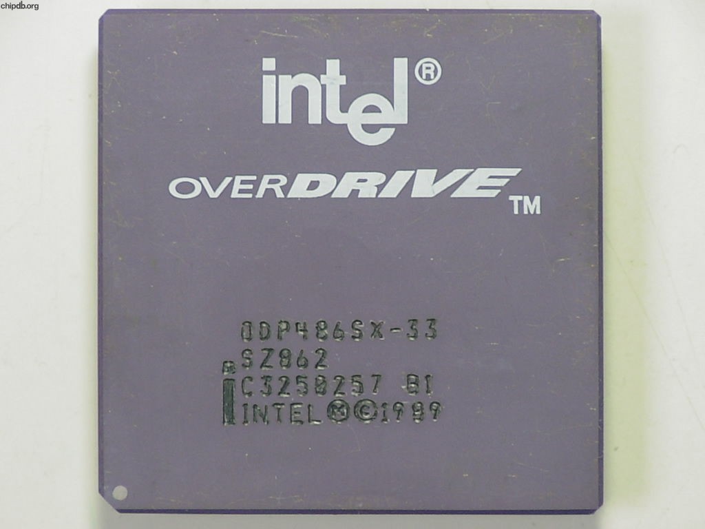 Intel ODP486SX-33 SZ862 B1