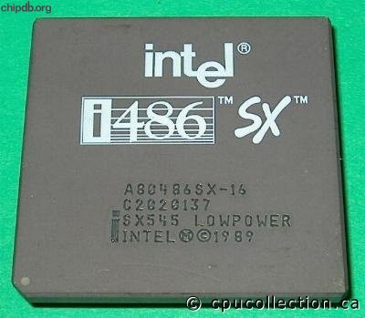 Intel A80486SX-16 SX545 Lowpower