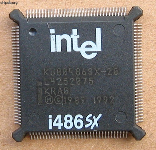 Intel KU80486SX-20 KRA0
