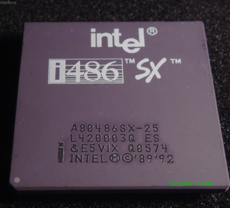 Intel A80486SX-25 Q0574 ES