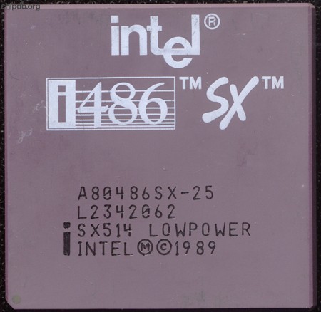 Intel A80486SX-25 SX514 LOWPOWER
