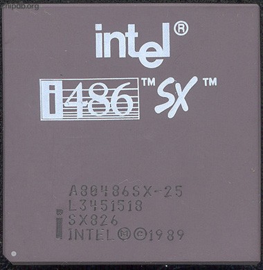 Intel A80486SX-25 SX826