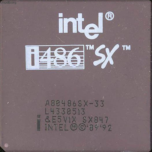 Intel A80486SX-33 SX847