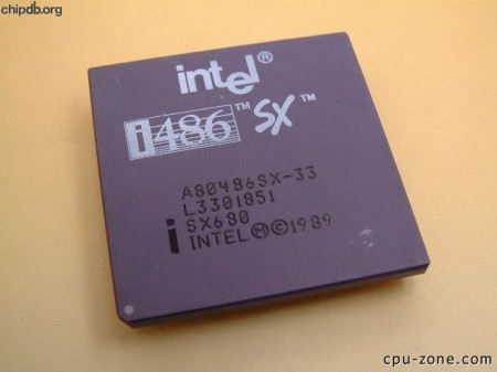 Intel A80486SX-33 SX680
