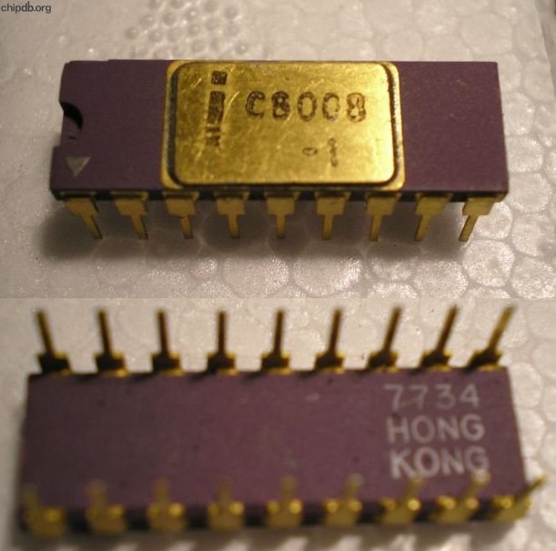 Intel C8008-1 re-inked