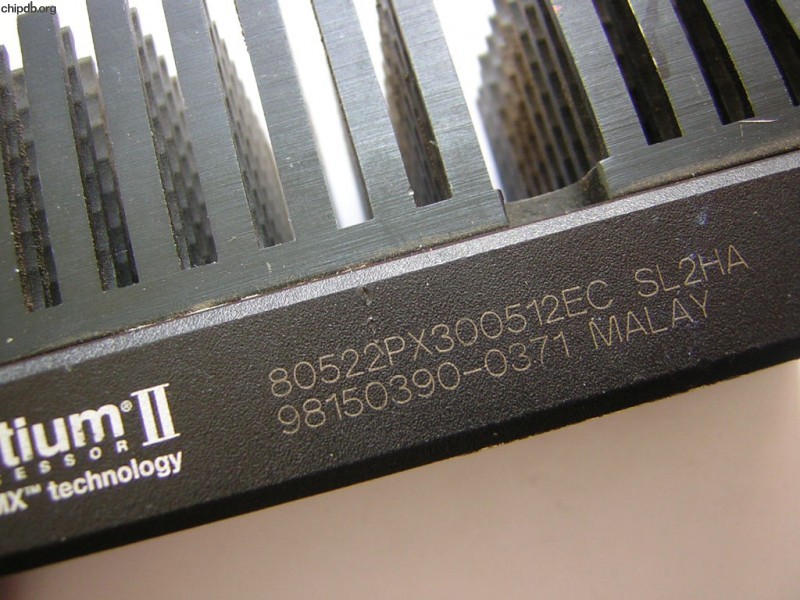 Intel Pentium II 80522PX300512EC SL2HA MALAY