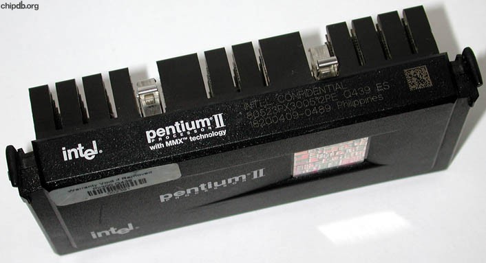 Intel Pentium II 80523PX300512PE Q439 ES