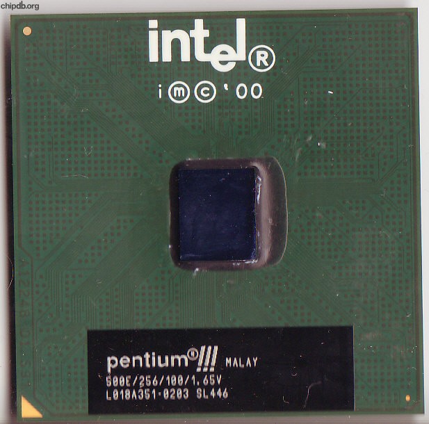 Intel Pentium III 500E/256/100/1.65V SL446 MALAY