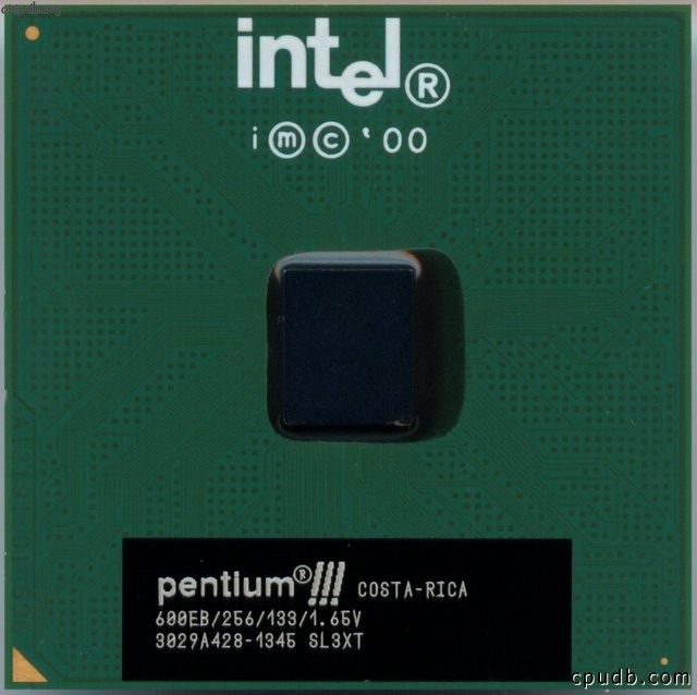 Intel Pentium III 600EB/256/133/1.65V SL3XT COSTA-RICA