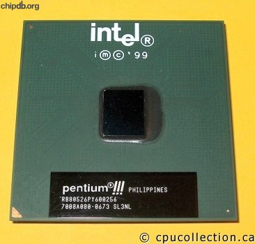 Intel Pentium III RB80526PY600256 SL3NL