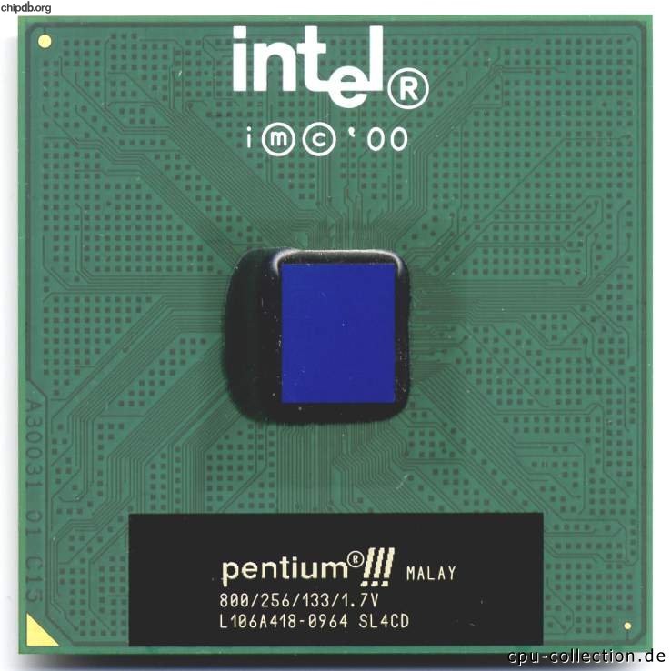Intel Pentium III 800/256/133/1.7V SL4CD MALAY