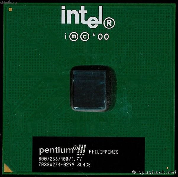 Intel Pentium III 800/256/100/1.7V SL4CE