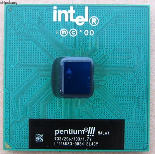 Intel Pentium III 933/256/133/1.7V SL4C9 MALAY