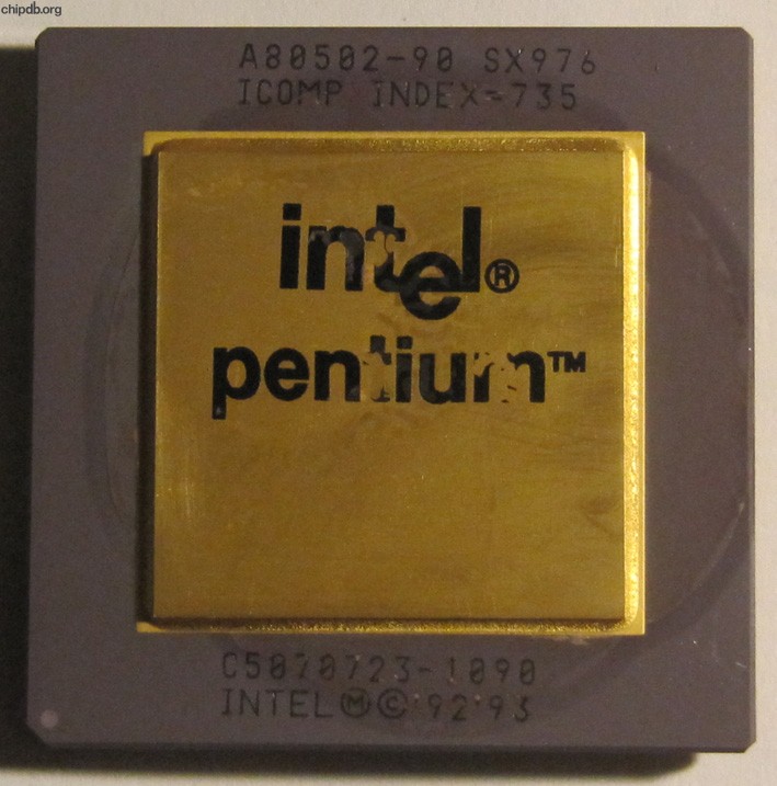 Intel Pentium A80502-90 SX976