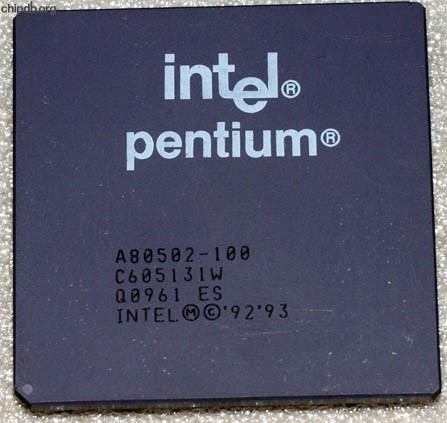 Intel Pentium A80502-100 Q0961 ES