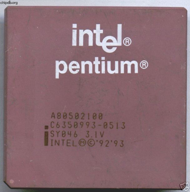 Intel Pentium A80502100 SY046