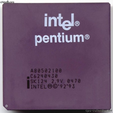 Intel Pentium A80502100 SK124