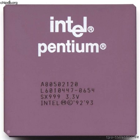 Intel Pentium A80502120 SX999