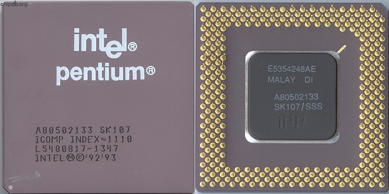 Intel Pentium A80502133 SK107